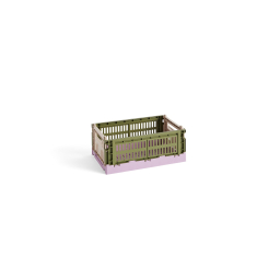 Úložný box Crate Mix Colour Olive S