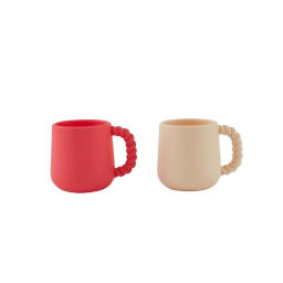 Silikónové hrnčeky Mellow Cherry Vanilla set 2 ks