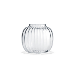Sklenená váza Primula Oval Clear 17,5 cm