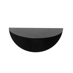 Kovová polica Gravity Black 30 cm
