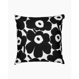 Obliečka na vankúš Pieni Unikko White Black 50x50cm