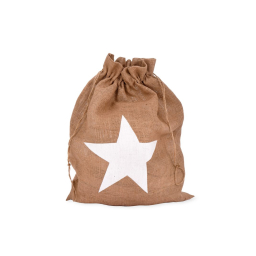 Vianočné jutové vrecúško Jute with Star