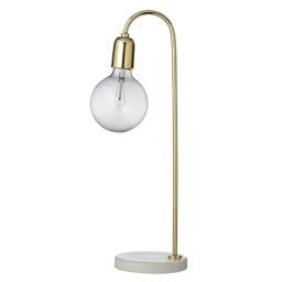 Mramorová stolová lampa