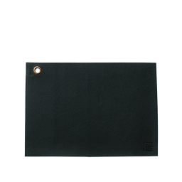 Kožené prestieranie RA Black 43x30 cm