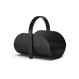 Kôš na drevo Woody Basket Black Stained Oak