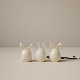 Veľkonočné zajačiky Triplets Vanilla - set 3ks