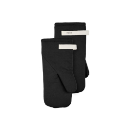 Kuchynské rukavice Oven Mitts Black - set 2 ks