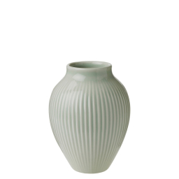 Keramická váza Knabstrup Ripple Mint 12,5 cm