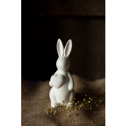Veľkonočná dekorácia zajačik Olivia White 16 cm