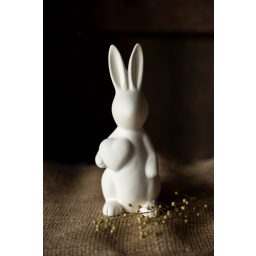 Veľkonočná dekorácia zajačik Olivia White 20 cm