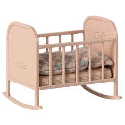 Kolíska pre myší bábätko Maileg Light Rose