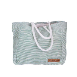 Plážová taška Ester Jute Green White