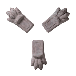 Nôžky pod kvetináč Lion Paw Grey - set 3 ks
