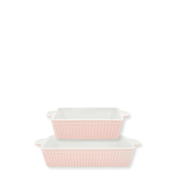 Zapekacie misy Alice Pale Pink - set 2 ks