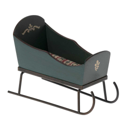 Kovové sánky pre myšky Maileg Green