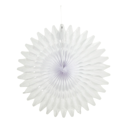 Vianočná papierová dekorácia Fold White 68 cm