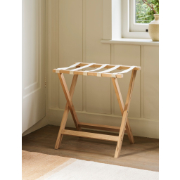 Drevený skladací stojan na kufre Weekend Beech