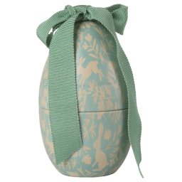 Veľkonočná dóza so stužkou Egg Dusty Mint