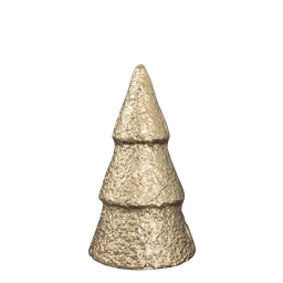 Kovová dekorácia stromček Tree Gold 21 cm
