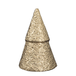 Kovová dekorácia stromček Tree Gold 16 cm