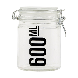 Sklenená dóza s viečkom 600 ml