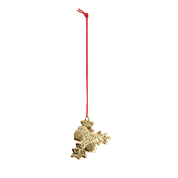Vianočná ozdoba Enchanted Acorn Gold 6,5 cm