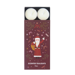 Vonné čajové sviečky Claus - set 8 ks