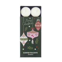 Vonné čajové sviečky Ornaments - set 8 ks