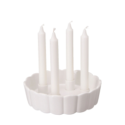 Keramický adventný svietnik Edna White 22 cm