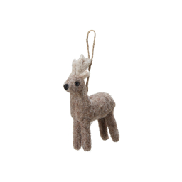Závesná dekorácia vlnené zvieratko Deer Beige