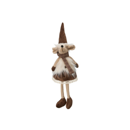 Vianočná dekorácia sediaca myška Mouse Girl