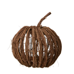 Drevená dekorácia tekvica Nature 30 cm