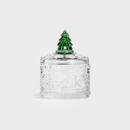 Sklenená dóza na cukríky Vari Christmas 11 cm
