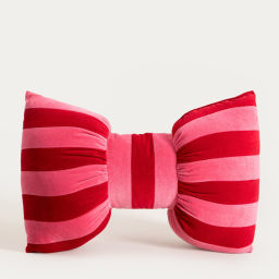 Hebučký vankúš Pinky Bow 30x45 cm