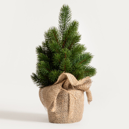 Vianočný stromček v jute Oppla 30 cm