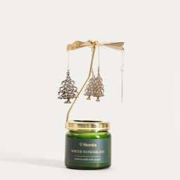Rotujúci svietnik so sviečkou Winter Fairytale 70 g