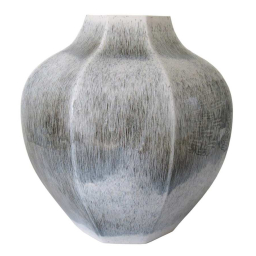 Keramická sivá váza Copenhagen