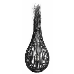 Stojacia lampa Fishtrap čierna 90 cm