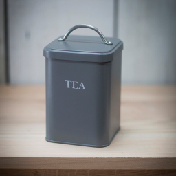 Plechová krabička na čaj Drevené uhlie
