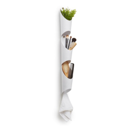 Závesné kvetináče Floralink biely - sada 3 kusov