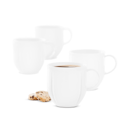 Sada porcelánových hrnčekov Soft - 4 ks