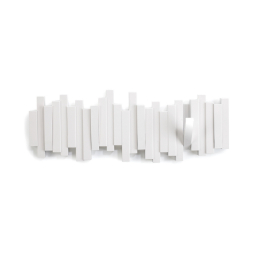 Biely sklápací vešiak Sticks
