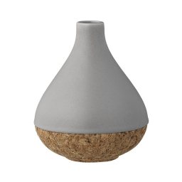 Sivá keramická váza Cork