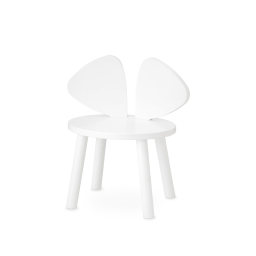 Detská stolička Mouse White Oak