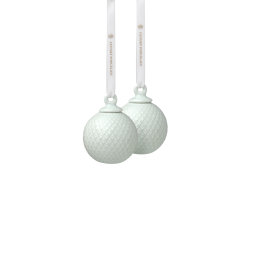 Súprava porcelánových fliaš Rhombe Soft Green 2 ks