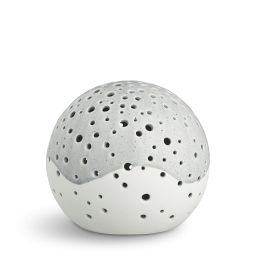 Svietnik Nobili Snowball Grey 14 cm