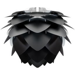 Závesné svietidlo Silvia Black 50 cm