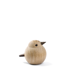 Drevený vtáčik Mini Sparrow Natural Oak