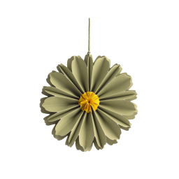 Papierová dekorácia Blomsterhult Green 15 cm