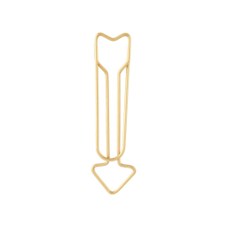 Zlaté spony na papier Arrow 15 ks